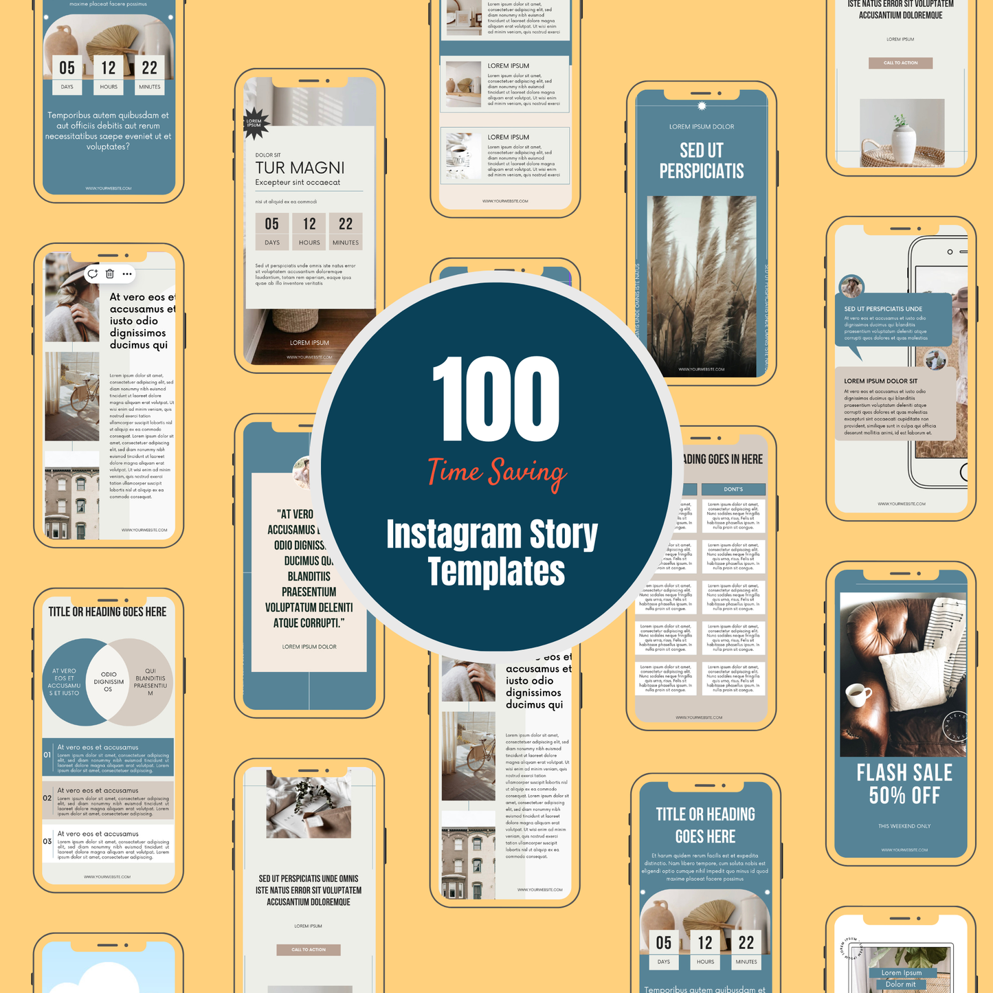100 Instagram Story Templates