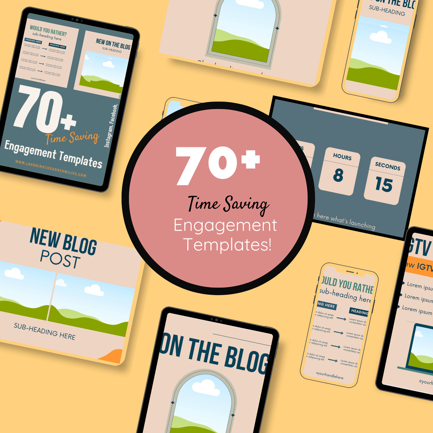 70+ Time Saving Engagement Templates