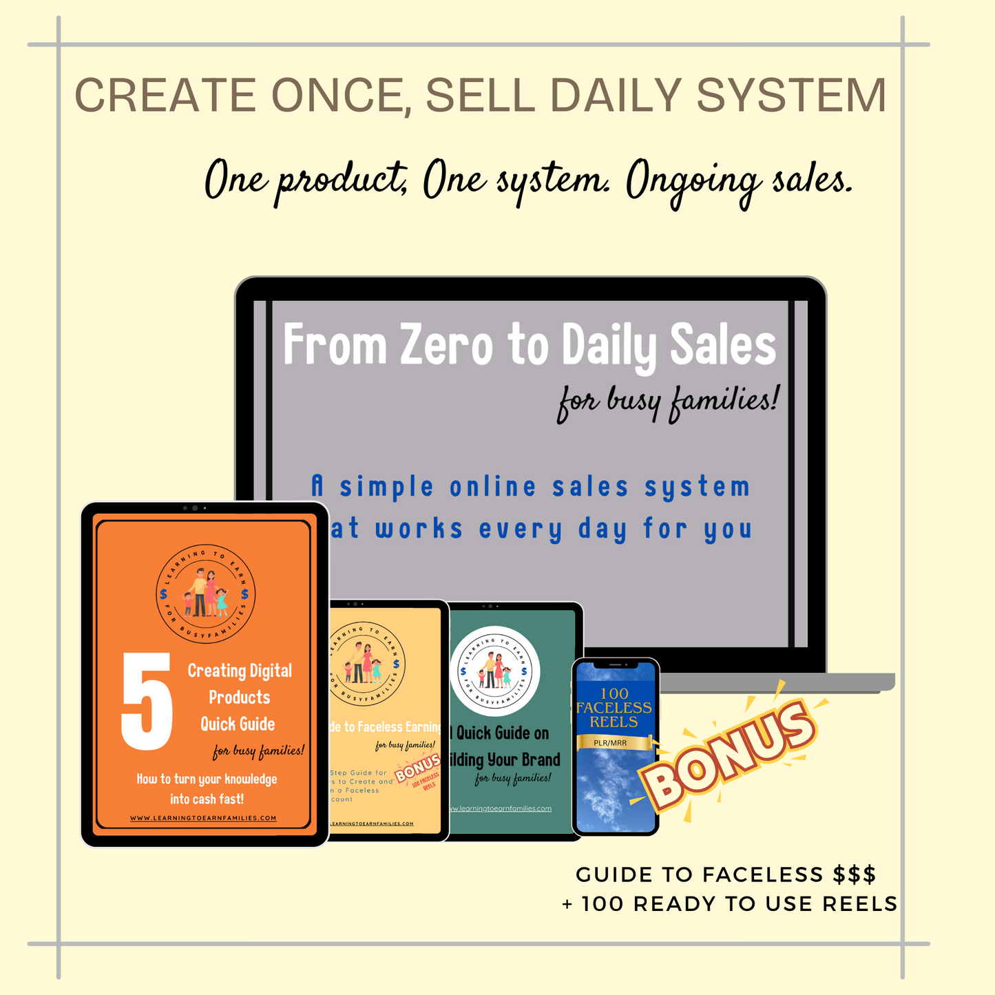 The Create Once, Sell Daily System