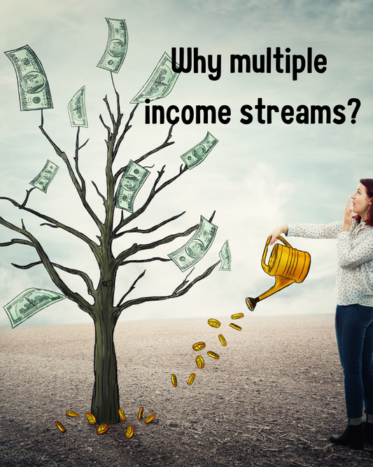 Why multiple streams of income? and how earning online can save you/be more prepared/put mind at ease.