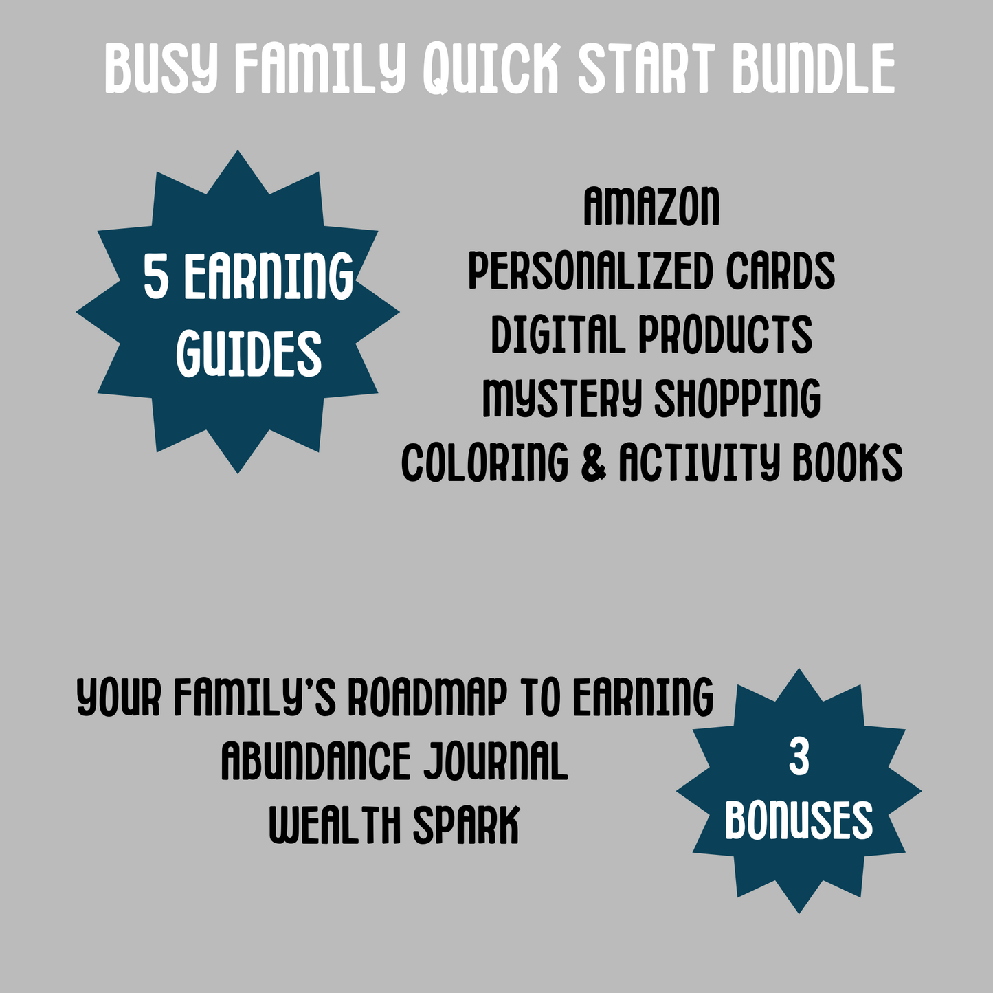 Busy Family Quick Start Bundle