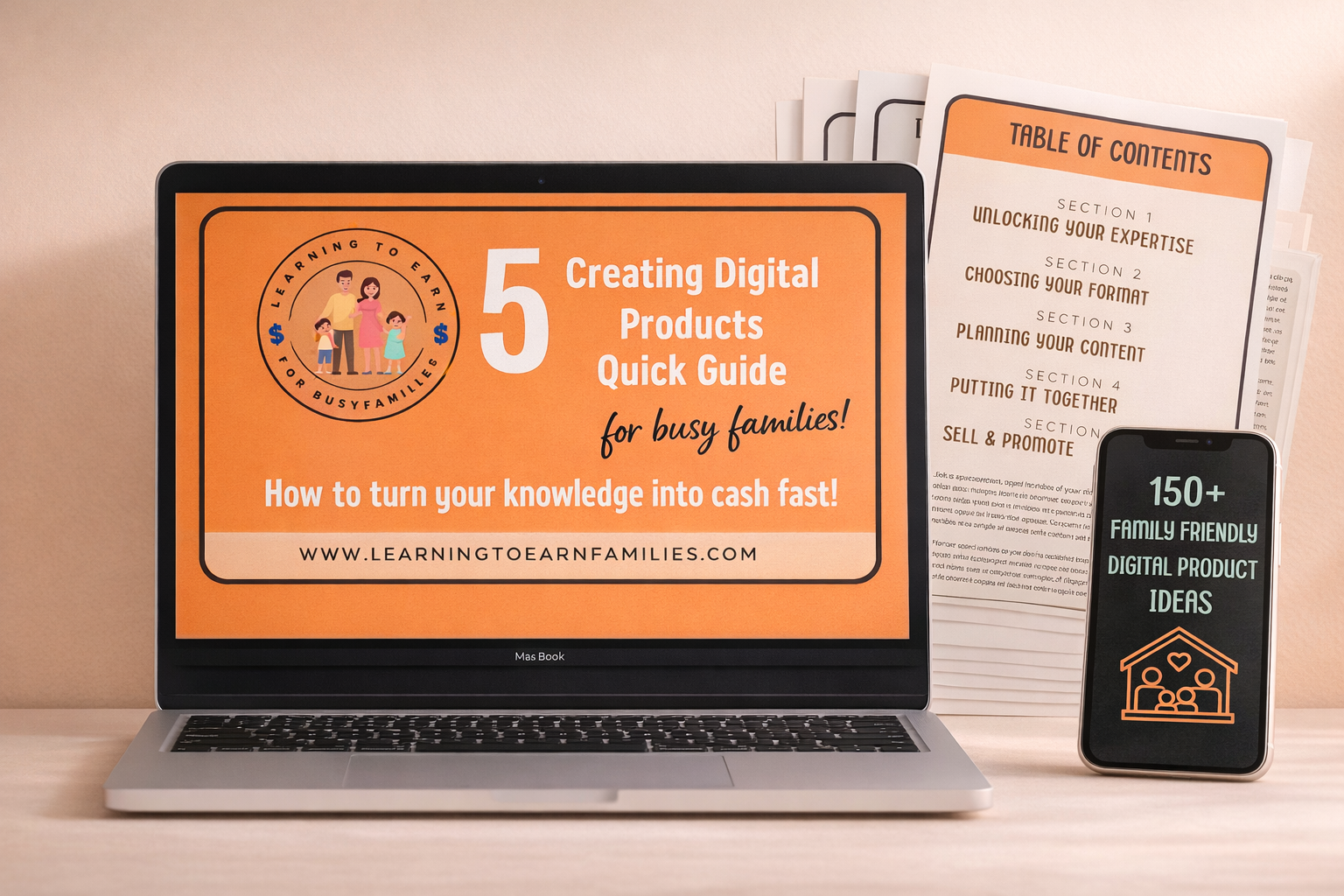 Creating Digital Products Quick Guide – Learning to Earn