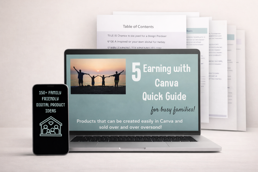 Earning with Canva Quick Guide PLR