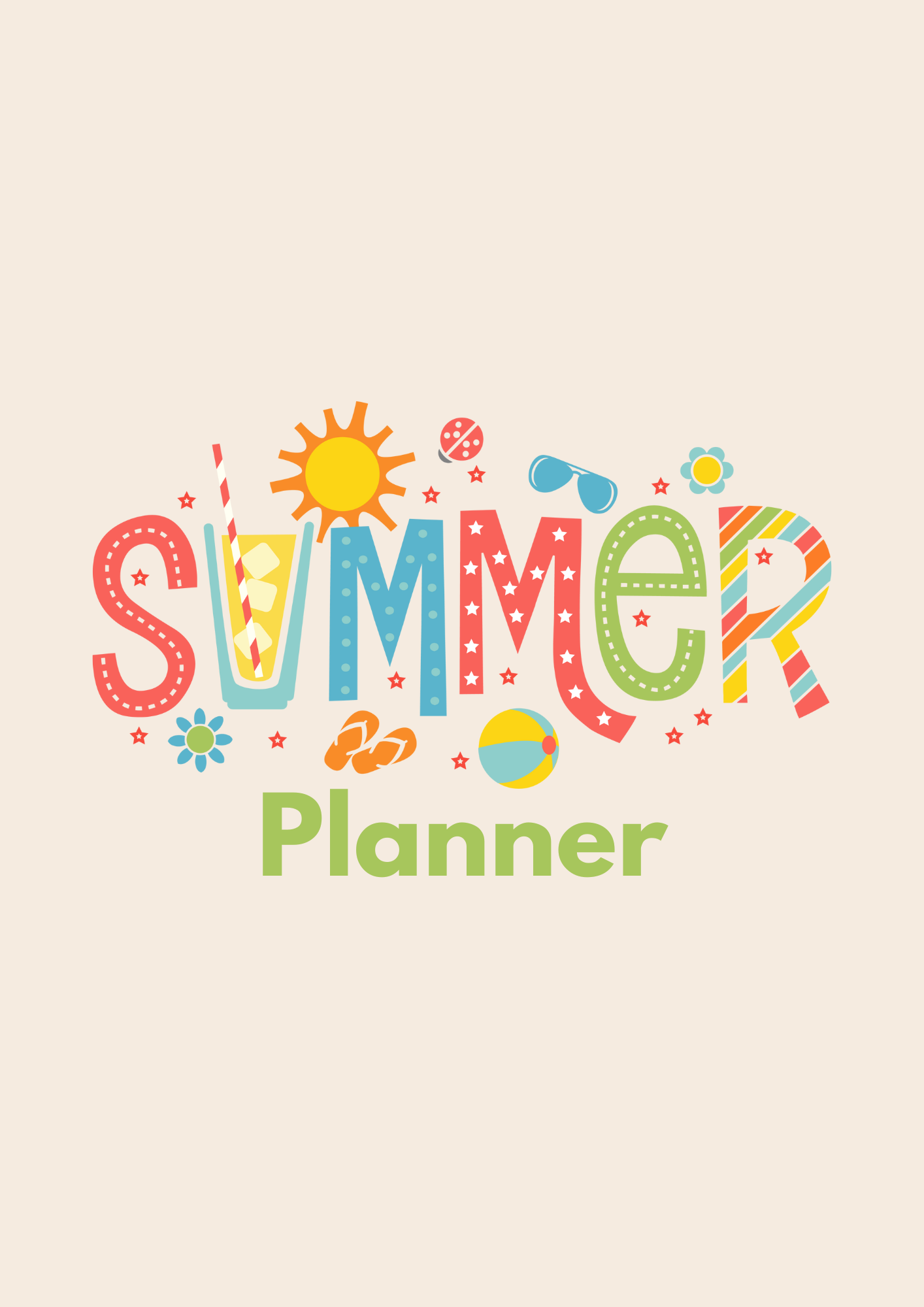 Kids Summer Planner PLR